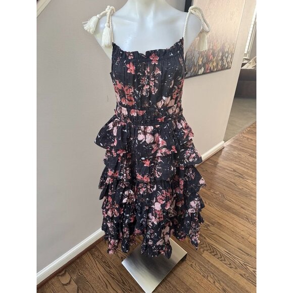 Desert Queen Size 38 Floral Dress - Picture 1 of 3